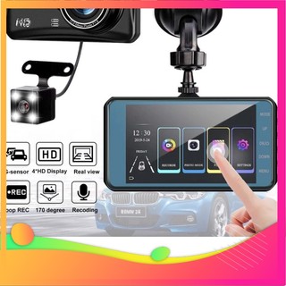 Sale rẻ camera hành trình xe hơi tích hợp màn hình cảm ứng v10-a12 có camera lùi chống nước có màn hình lcd siêu nét 108