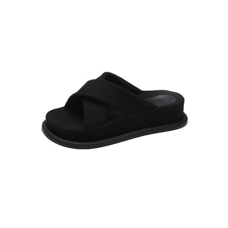 Dép bánh mì dáy dày mùa hè dép bãi biển thư giãn mới