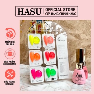 Sơn neon Q8 cao cấp 6 màu - set sơn neon , sơn neon lẻ chai cao cấp