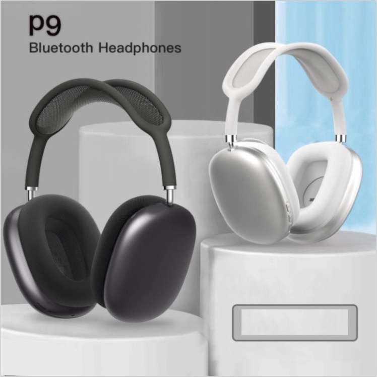 Tai nghe bluetooth chụp tai P9 Max có micro đàm thoại,tai nghe không dây hỗ trợ thẻ nhớ kết nối tốt âm thanh chuẩn có BH
