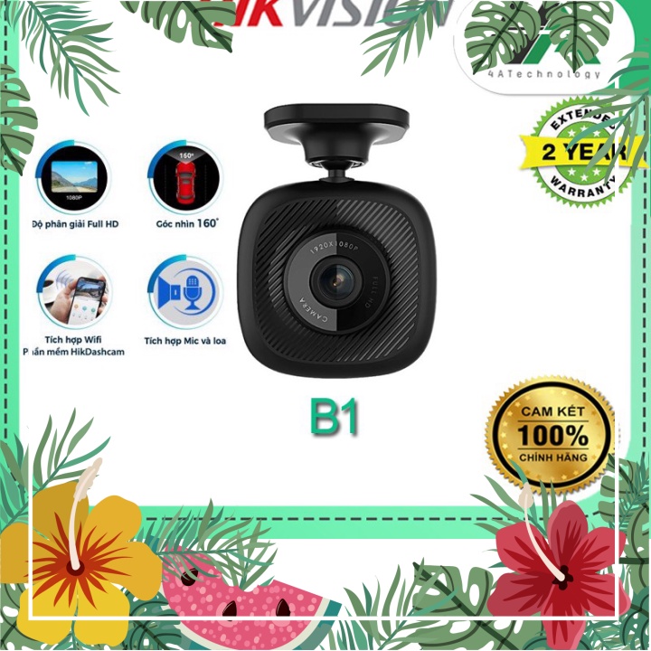 Giá tốt nhất - Bán chạy nhất Camera hành trình Hikvision B1, mic và loa, tích hợp wifi (chính hãng)