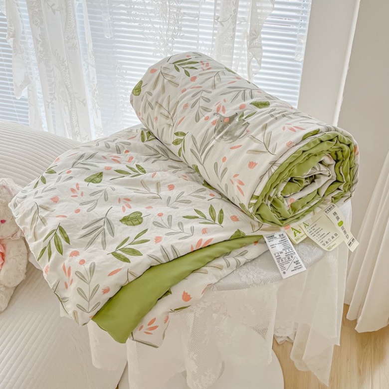 Chăn hè thu cotton đũi Hàn trần bông nhập khẩu 2mx2m3 -  HOT
