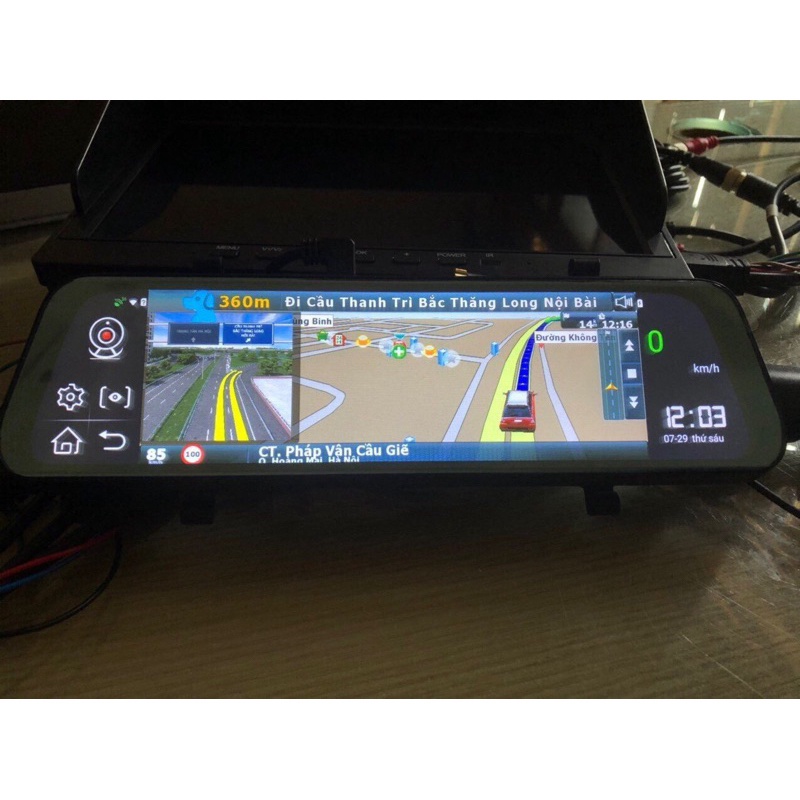 SALE rẻ CAMERA HÀNH TRÌNH GƯƠNG MX10 PRO CẢNH BÁO DẪN ĐƯỜNG VIETMAP S2  chính hãng  MAXCAR