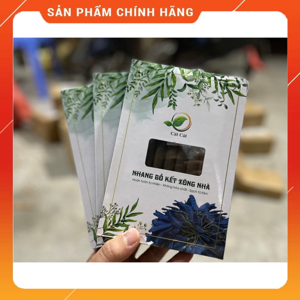 Nhang bồ kết xông nhà Cát Cát nguyên chất sạch 100% từ thiên nhiên giúp thơm nhà, đuổi muỗi an toàn