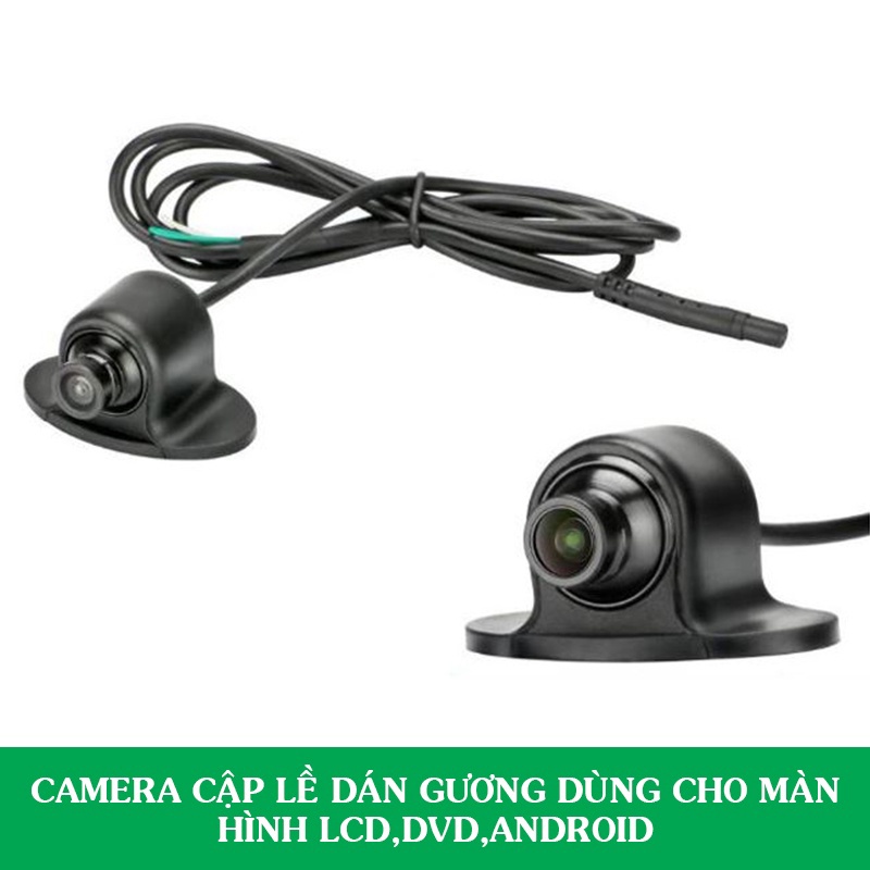 SALE rẻ Bộ Camera Cặp Lề Dán Gương 720P Và Màn Hình Taplo 5 Inch