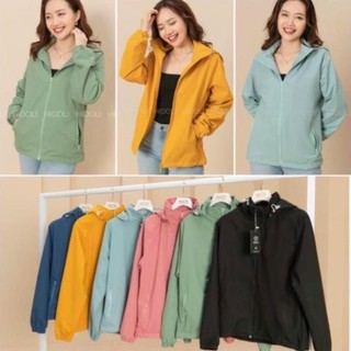 Áo khoác gió nữ 2 lớp cao cấp , Ao gió nữ 2 lớp chống nước cao cấp - Hinu Official