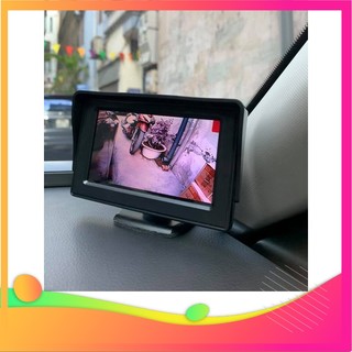 Sale rẻ camera cặp lề ô tô - combo màn hình 4.3 lcd - camera căn lề không cần khoan gương