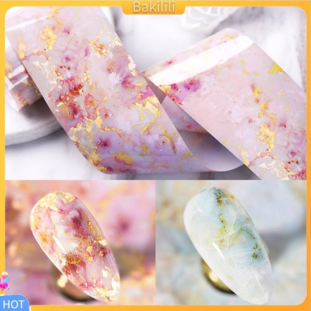 Miếng dán trang trí móng tay hoa văn đá bắt mắt