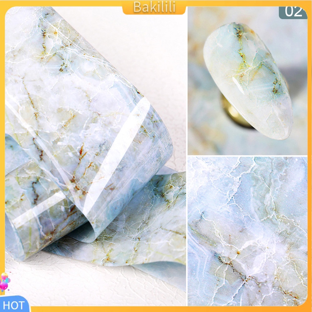 Miếng dán trang trí móng tay hoa văn đá bắt mắt