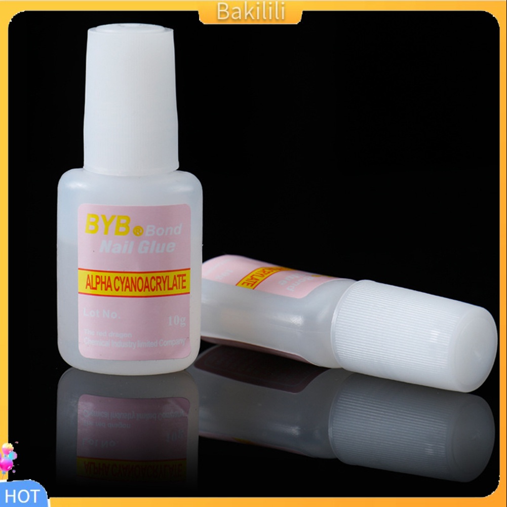 Keo Dán Đá Trang Trí Móng Tay Trong Suốt Kèm Cọ 10g