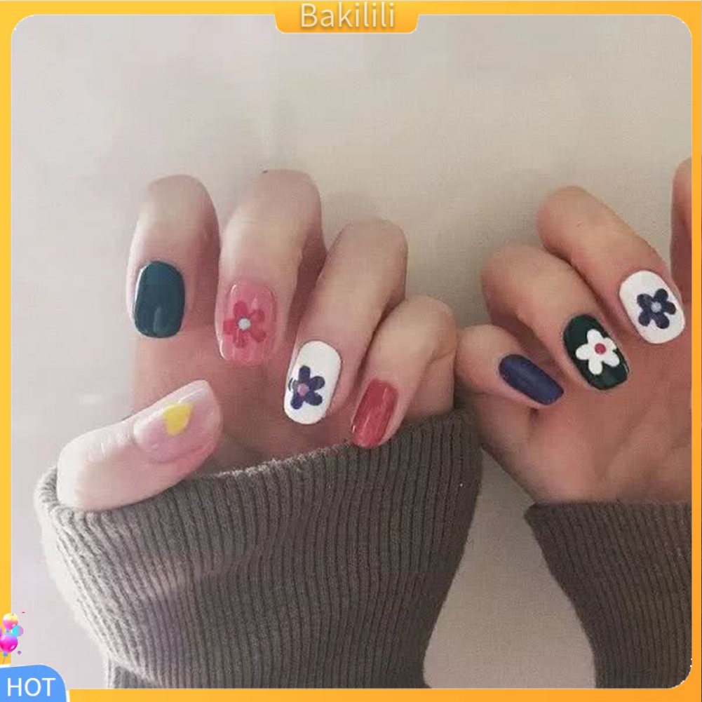 Miếng Dán Móng Tay Chống Thấm Nước Họa Tiết Trái Bơ / Cây Xương Rồng Xinh Xắn