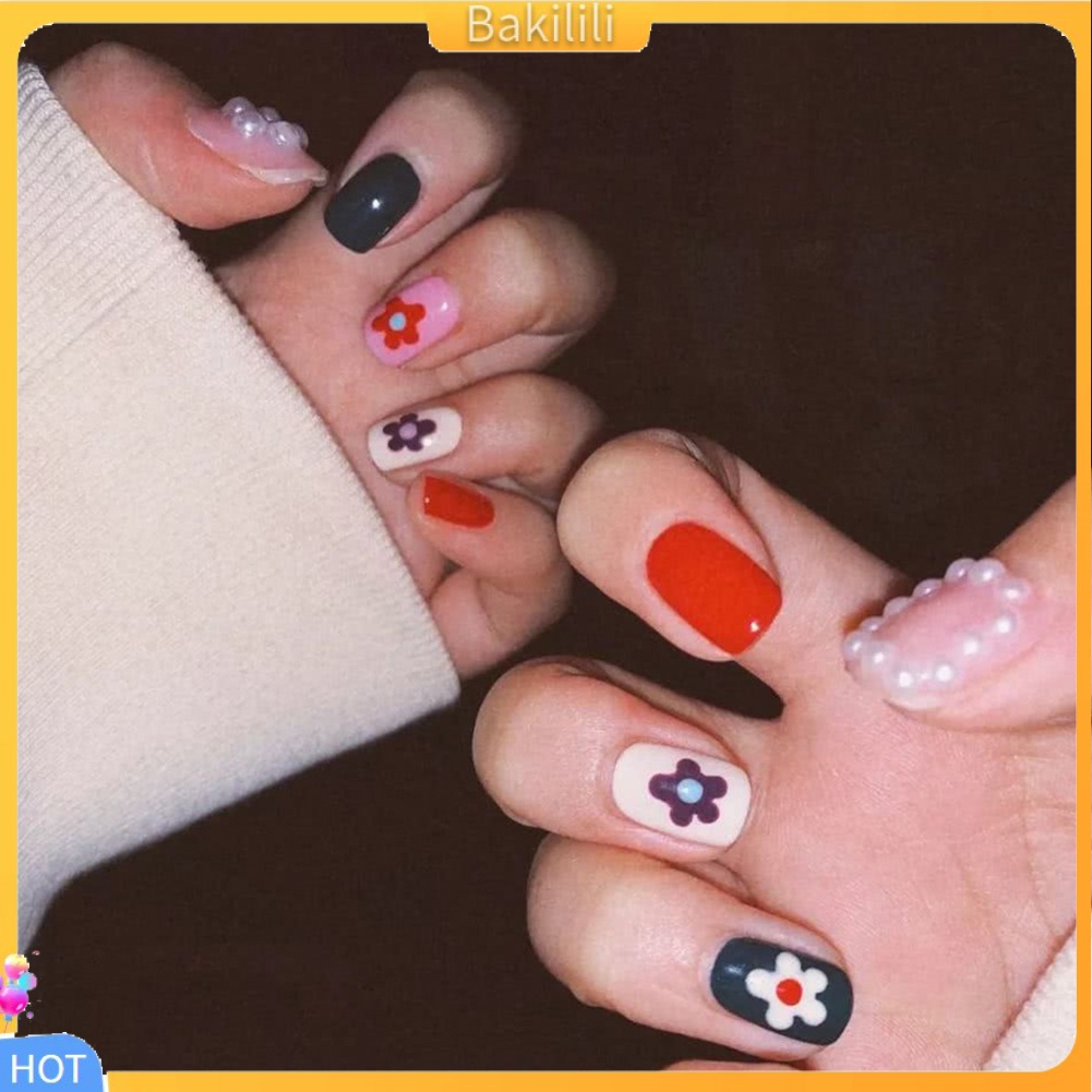 Miếng Dán Móng Tay Chống Thấm Nước Họa Tiết Trái Bơ / Cây Xương Rồng Xinh Xắn