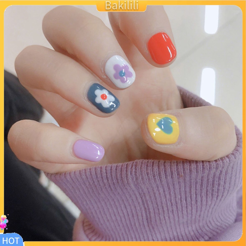 Miếng Dán Móng Tay Chống Thấm Nước Họa Tiết Trái Bơ / Cây Xương Rồng Xinh Xắn