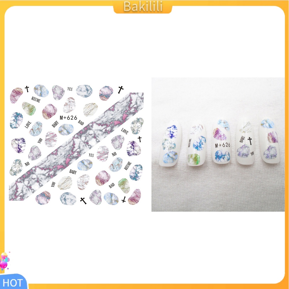 Miếng Dán Chuyển Nước Hình Động Vật/Trái Tim/Ngôi Sao/Hoa/Chú Ong Thời Trang Dùng Trang Trí Móng Tay 1