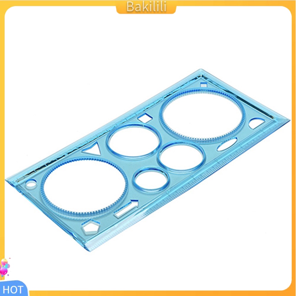 Set thước có bánh răng cho vẽ tạo hoa văn hình tròn
