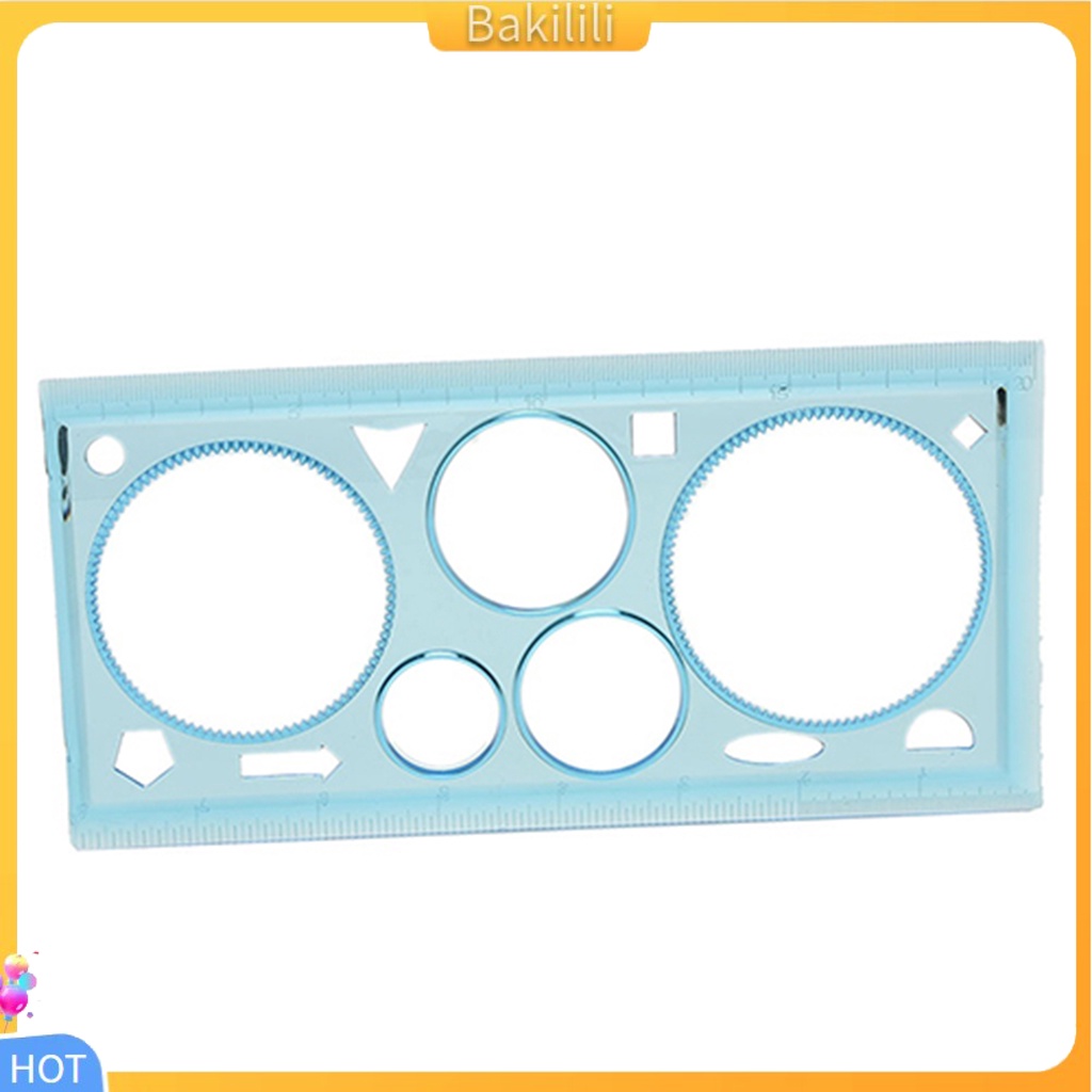 Set thước có bánh răng cho vẽ tạo hoa văn hình tròn