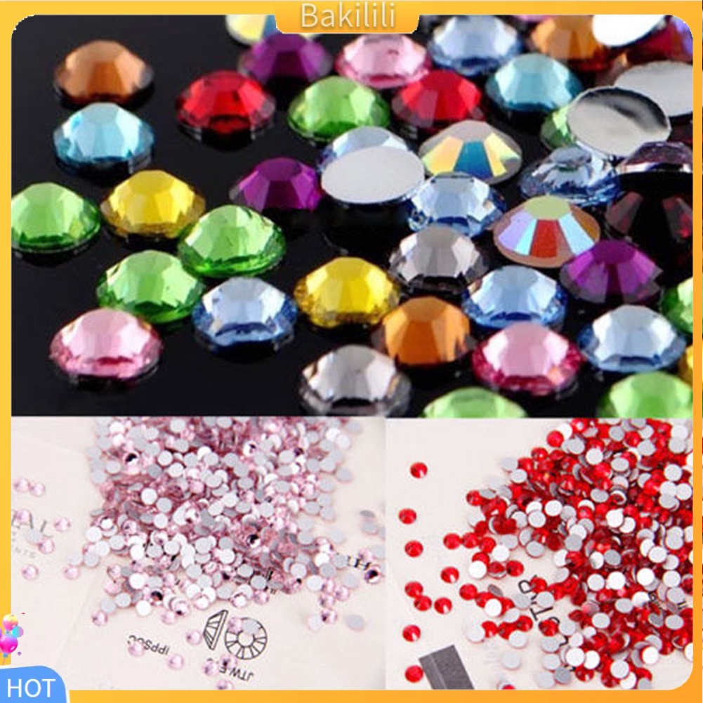 Phụ Kiện Bánh Xe Đính Trang Trí Móng Tay DIY 1 Màu Sắc Lấp Lánh