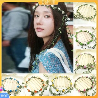 Vòng hoa đội đầu phụ kiện ngày cưới phong cách Boho