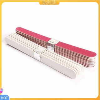 (Bakilili) Bộ 10 cây dũa móng tay chất lượng cao