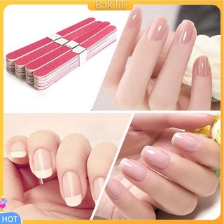 (Bakilili) Bộ 10 cây dũa móng tay chất lượng cao