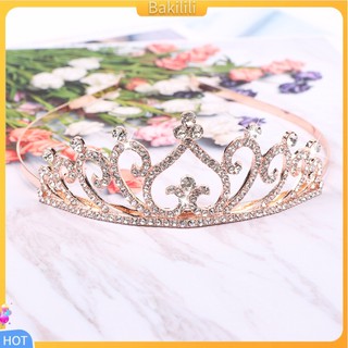 (Bakilili) Vương miện công chúa nhỏ đính đá cho bé gái