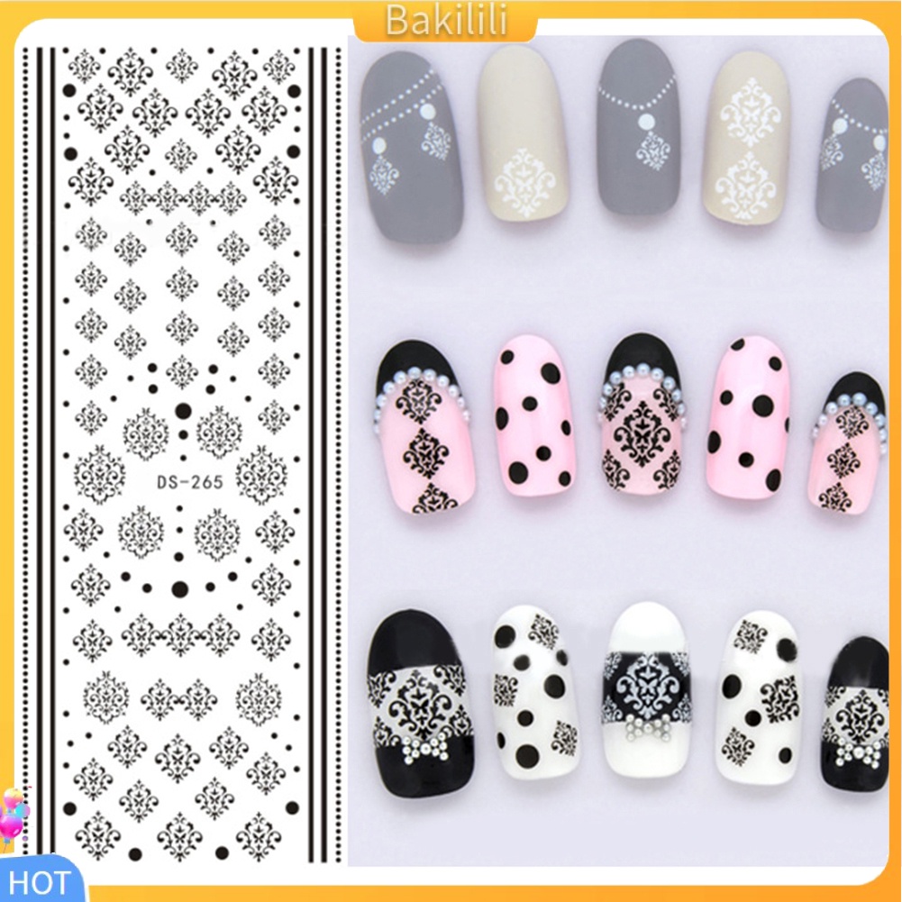 Tờ sticker dán móng trang trí bắt mắt