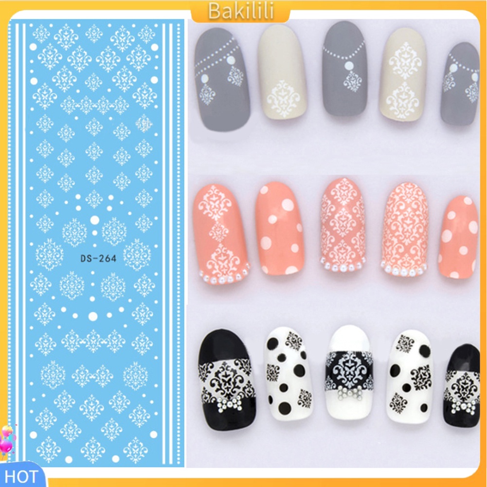 Tờ sticker dán móng trang trí bắt mắt