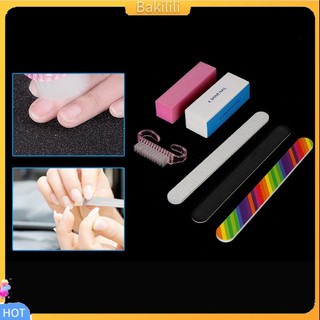 (Bakilili) Set 6 dụng cụ cọ dũa móng tay chuyên dụng
