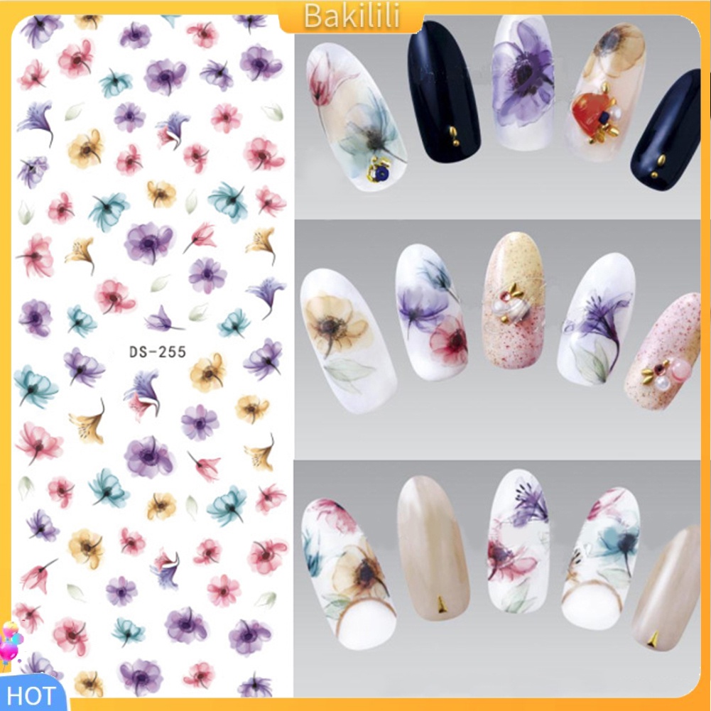 Tờ sticker dán móng trang trí bắt mắt