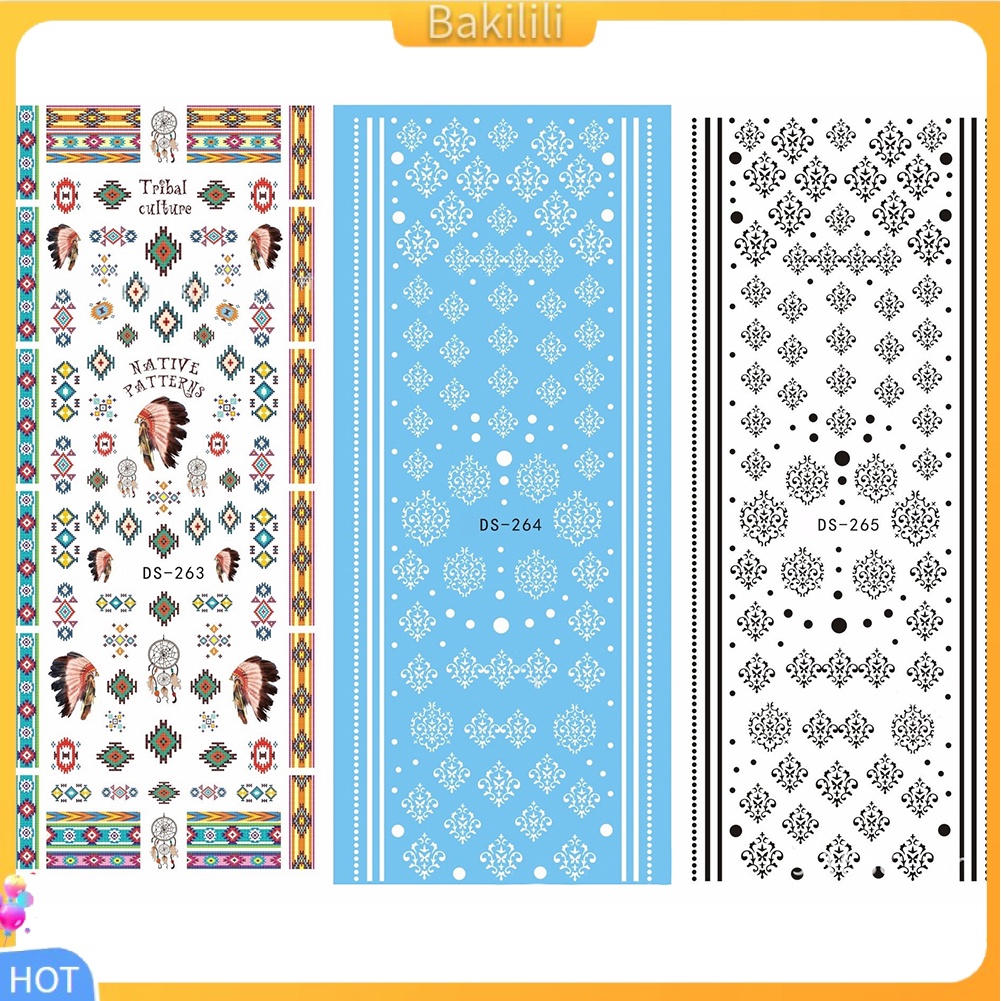 Tờ sticker dán móng trang trí bắt mắt