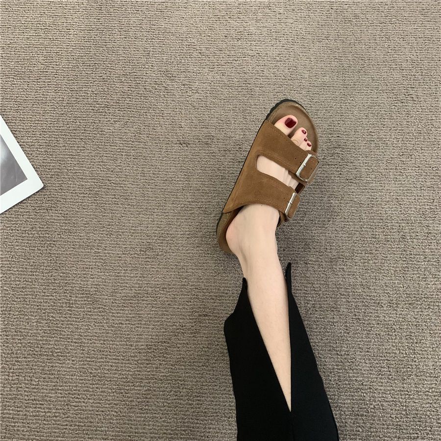 Dép Sandal Đế Dày Thiết Kế Đơn Giản Thời Trang Mới