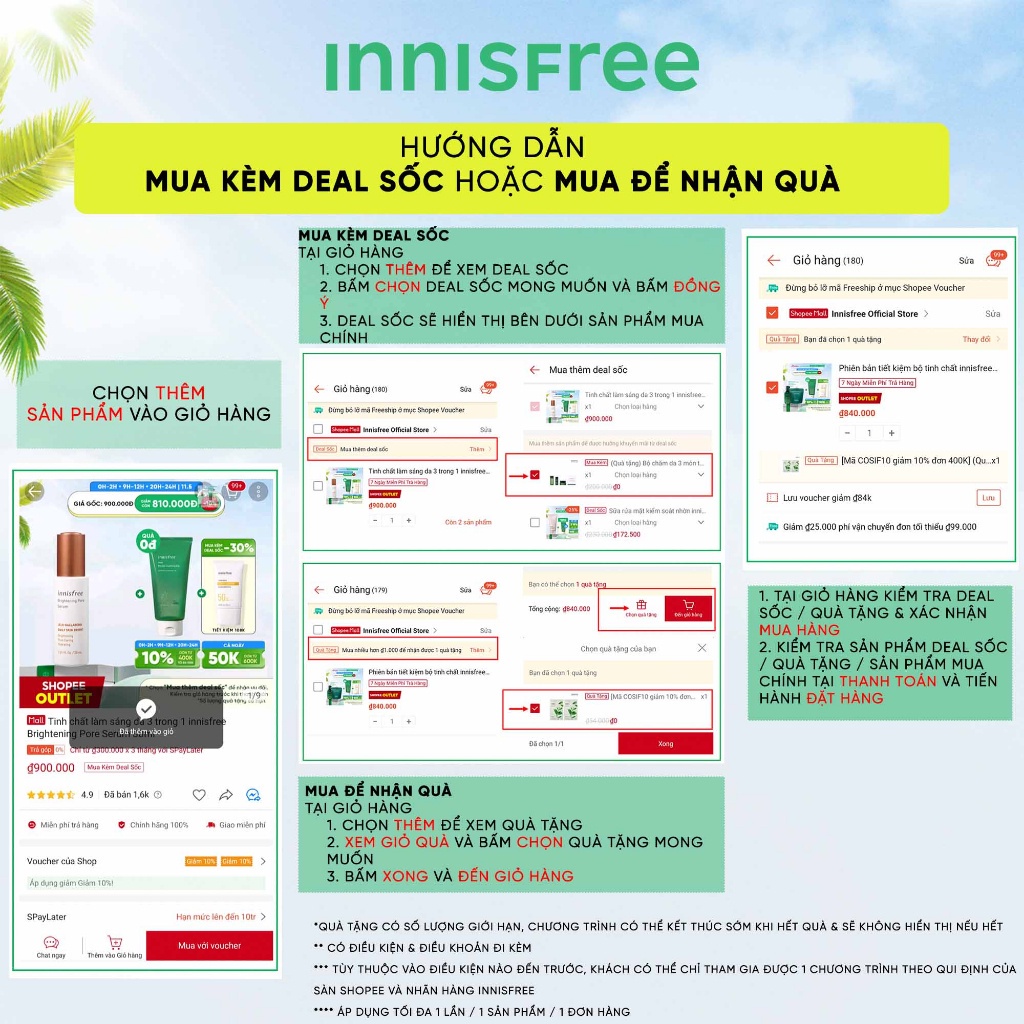 Kem dưỡng ẩm sáng da hoa anh đào đảo Jeju innisfree Cherry Blossom Tone Up Cream 50ml