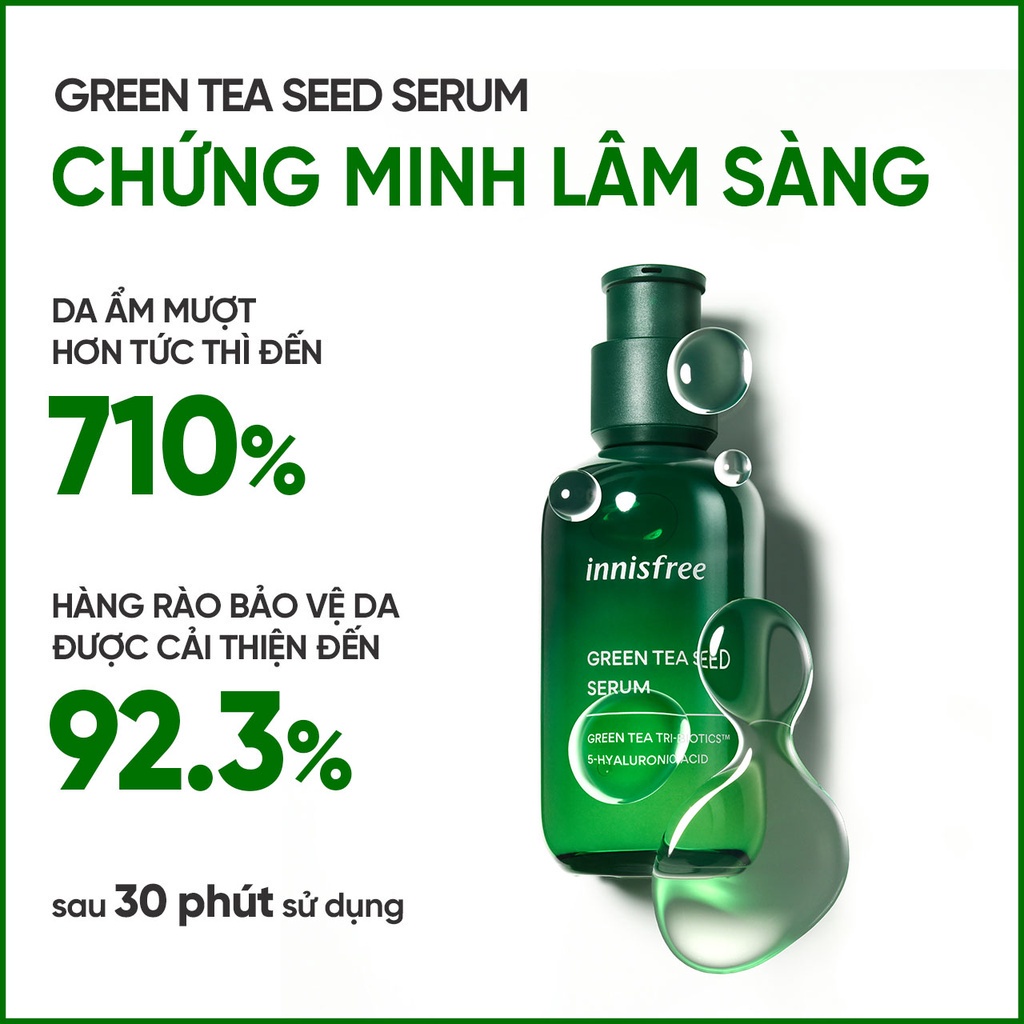 [Mã COSIF10 giảm 10% đơn 400K] (Quà tặng) Bộ kit dưỡng ẩm và làm dịu trà xanh innisfree Super Green Tea Set