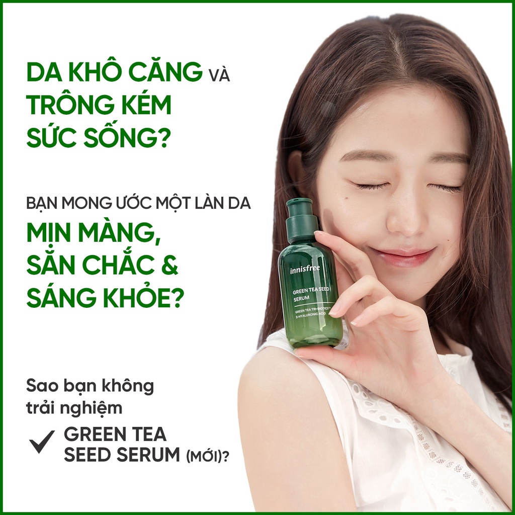 [Mã COSIF10 giảm 10% đơn 400K] (Quà tặng) Bộ kit dưỡng ẩm và làm dịu trà xanh innisfree Super Green Tea Set