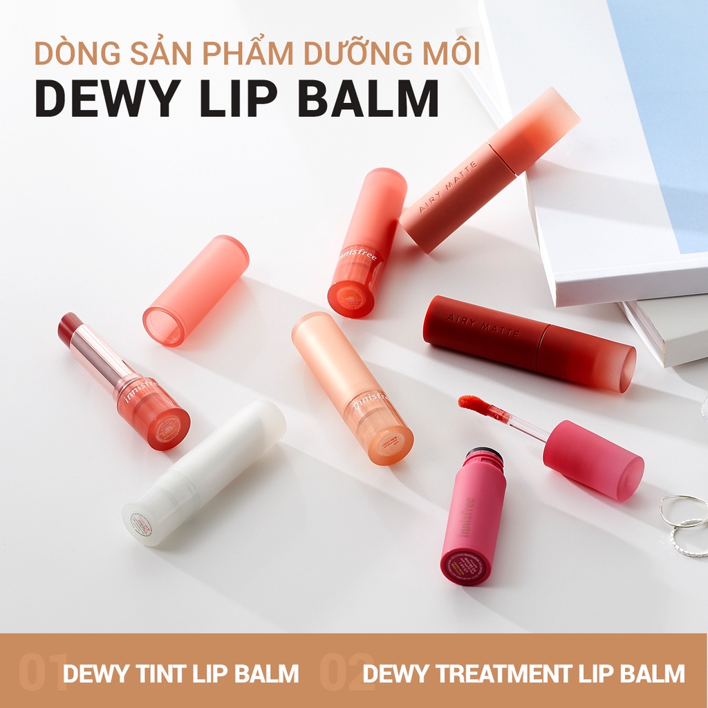 Son dưỡng môi chuyên sâu innisfree Dewy Treatment Lip Balm 3.2 g