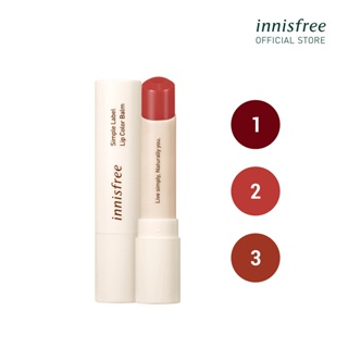 Son dưỡng môi có màu innisfree Simple label Lip Color Balm 3.2g