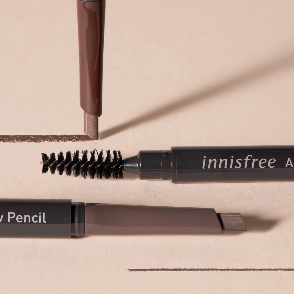 Chì kẻ chân mày innisfree Auto Eyebrow Pencil 0.3g (New 2023)