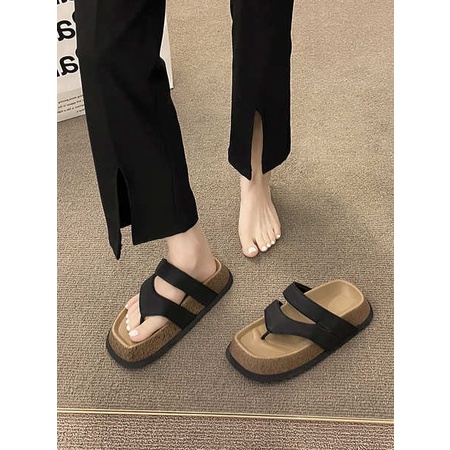 Dép Xỏ Ngón Đế Dày Thời Trang Mùa Hè Phong Cách Mới Cho Nữ