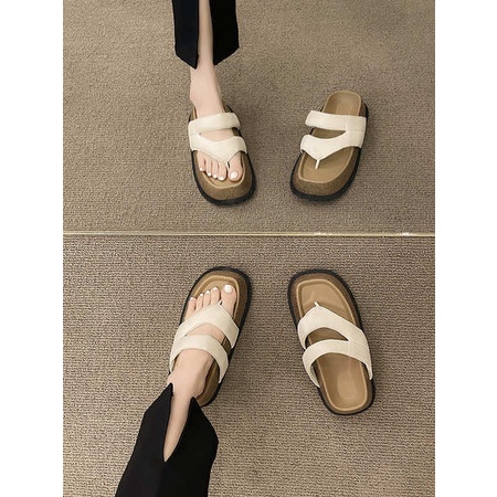 Dép Xỏ Ngón Đế Dày Thời Trang Mùa Hè Phong Cách Mới Cho Nữ