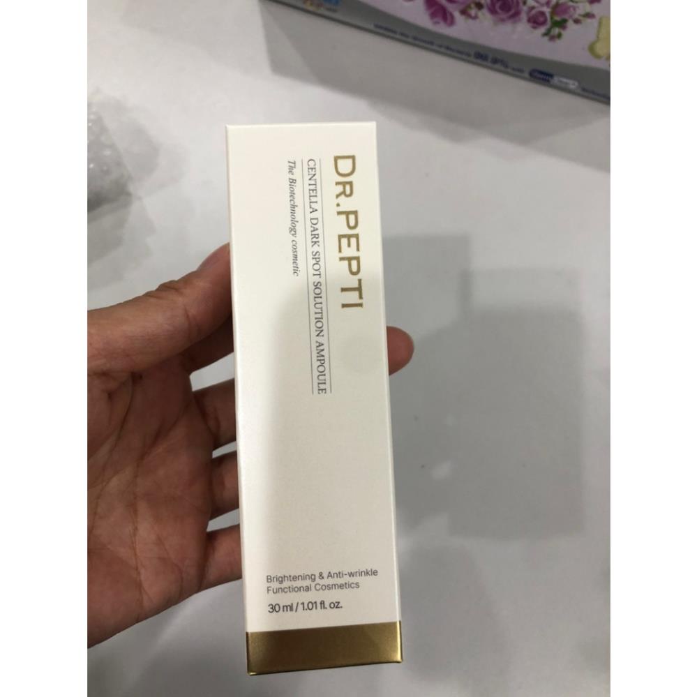 Tinh Chất Dưỡng Trắng Căng Bóng DR.PEPTI Centella Dark Spot Solution Ampoule 30ml