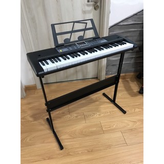 (Tặng giá nhạc) Đàn organ điện tử 61 phím cao cấp, Đàn piano điện tử cho người mới tập chơi, đi kèm mic và giá đỡ nhạc