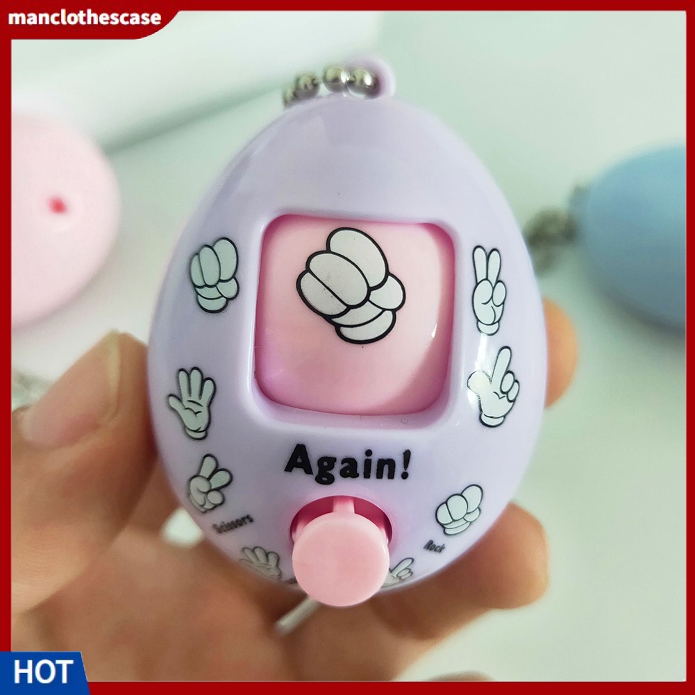 Móc chìa khóa tích hợp trò chơi kéo búa bao thú vị