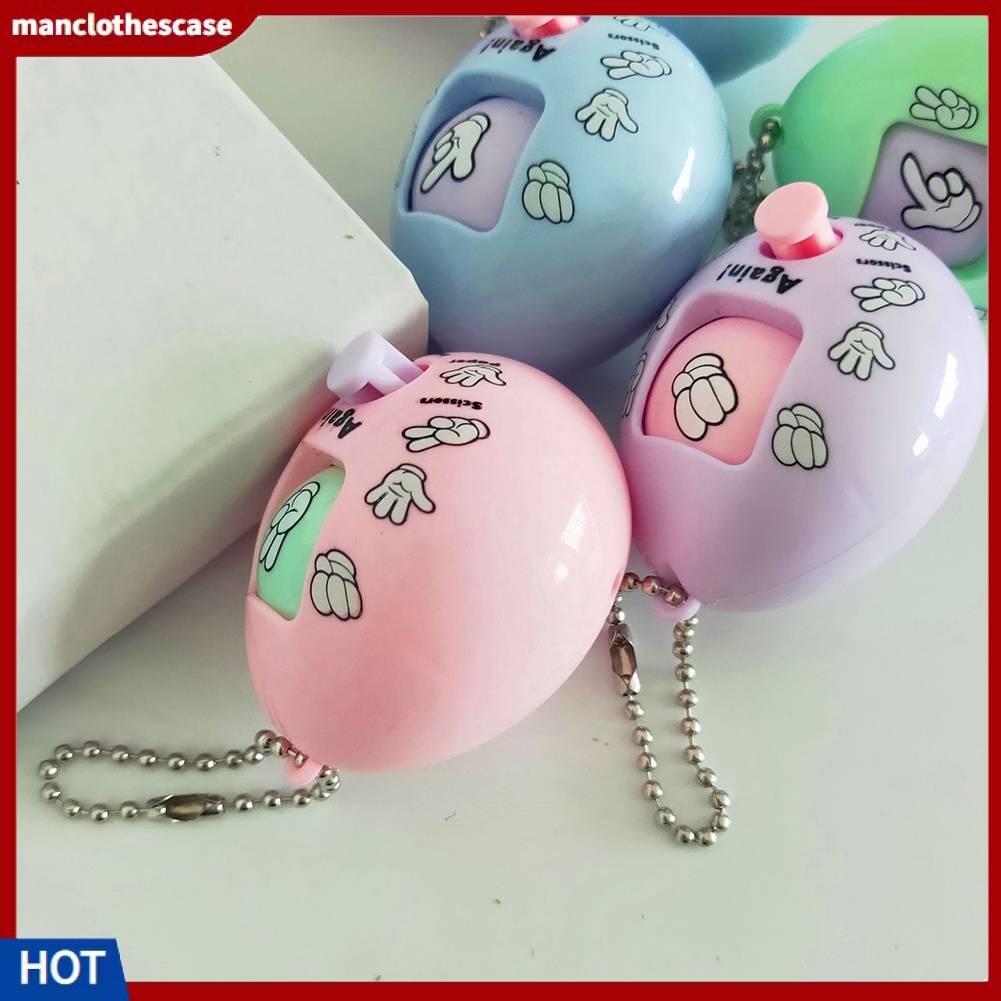 Móc chìa khóa tích hợp trò chơi kéo búa bao thú vị