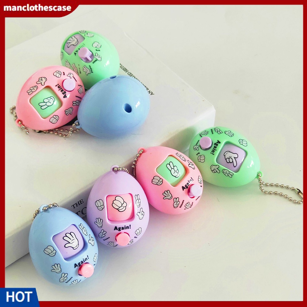 Móc chìa khóa tích hợp trò chơi kéo búa bao thú vị