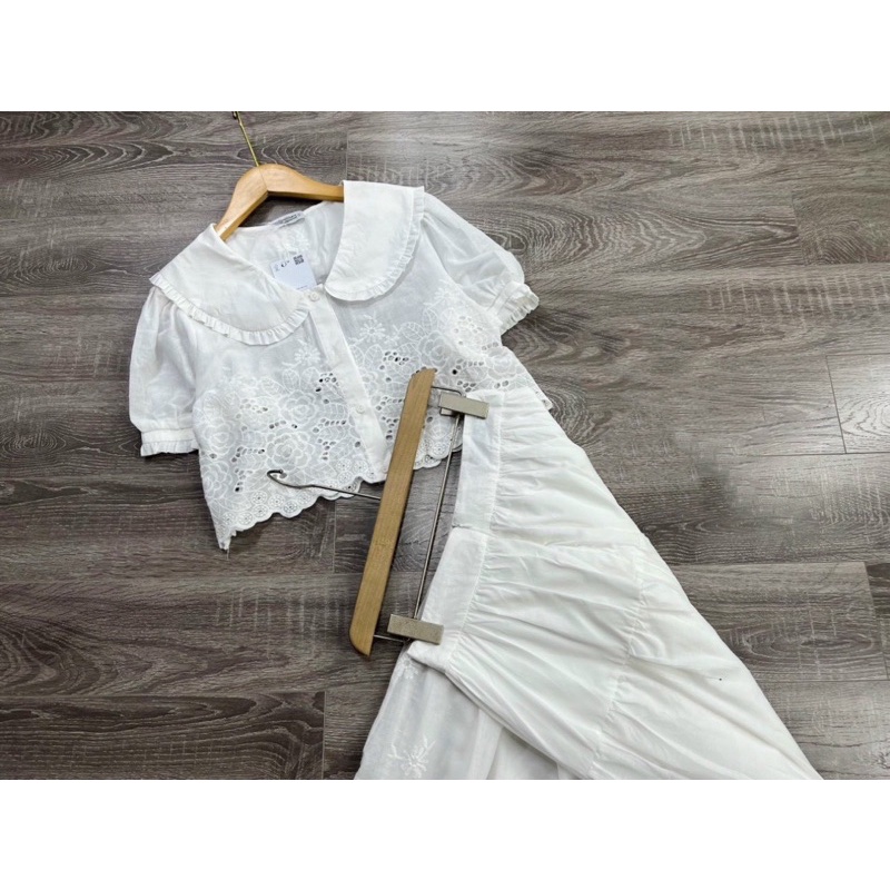 Set Thô Ren Trắng Cao Cấp