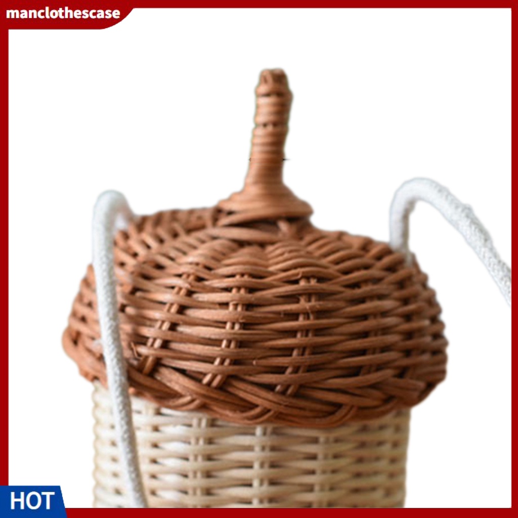 Túi đan cói thiết kế hình hạt dẻ tinh tế thời trang cho nữ