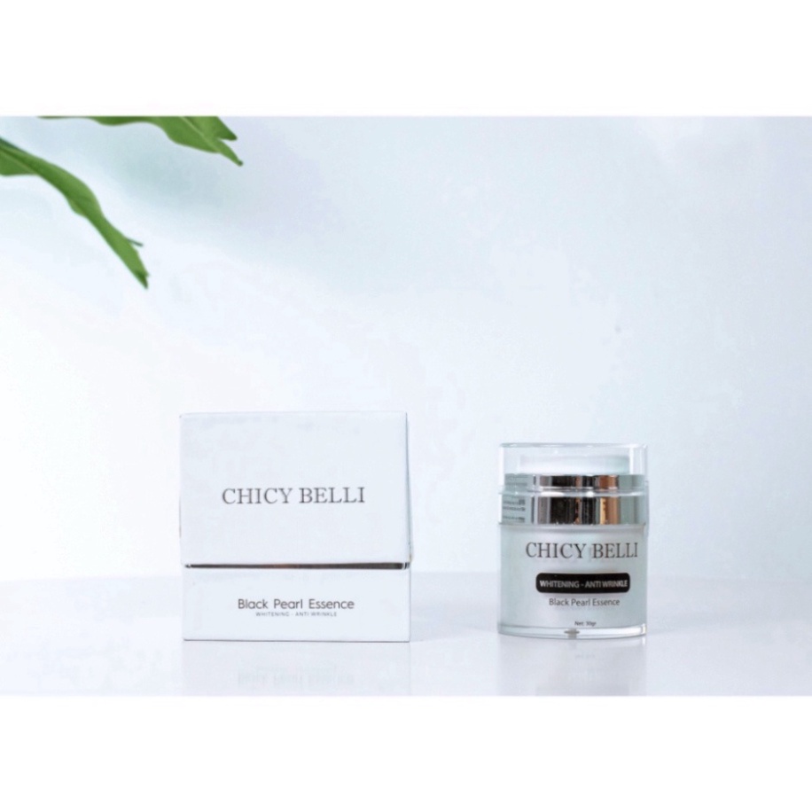 Kem dưỡng trắng tái tạo da CHICY BELLI BLACK PEACK ESSENCE tinh chất ngọc trai chống nắng vitamin collagen 30g
