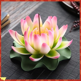 Giá đỡ trầm hương bằng gốm hình hoa sen 3d nghệ thuật