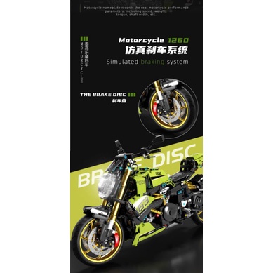 𝐋𝐄𝐆𝐎 Bộ lắp ghép xe Big Devil/Waterfowl/Ducati 1299