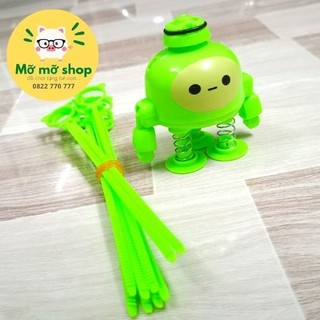 Đồ chơi Robot kéo vuốt mini chỏng đầu quay điêu luyện - Đồ chơi trẻ em độc lạ